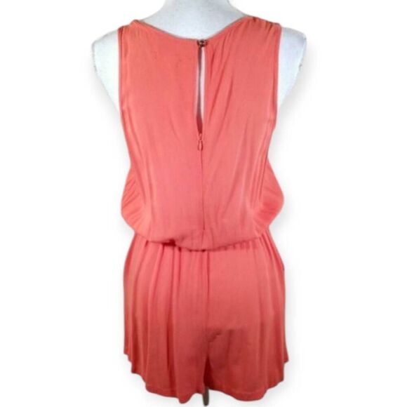 XHILARATION PEACH ROMPER SZ.M EUC - Picture 2 of 4